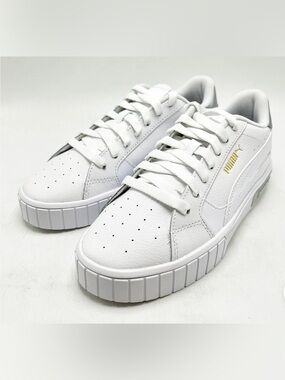 Youth PUMA Cali Star Metallic Sneaker J GS White (382803 01) size 6c